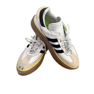 Adidas Ivy Park Size 9 Supersleek 72 Platform White Core Black Ecru Sneakers